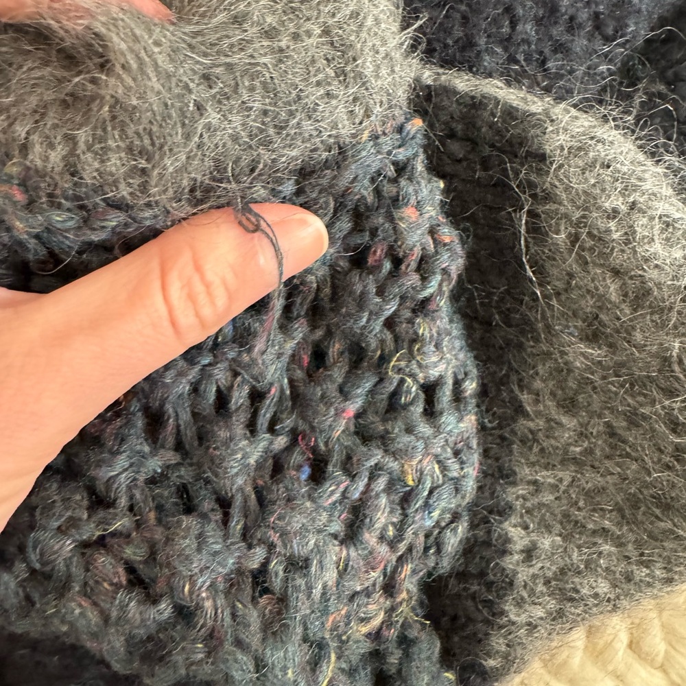 Rebecca Taylor Colorblock Knit Women's Sweater - Picture 7 of 7